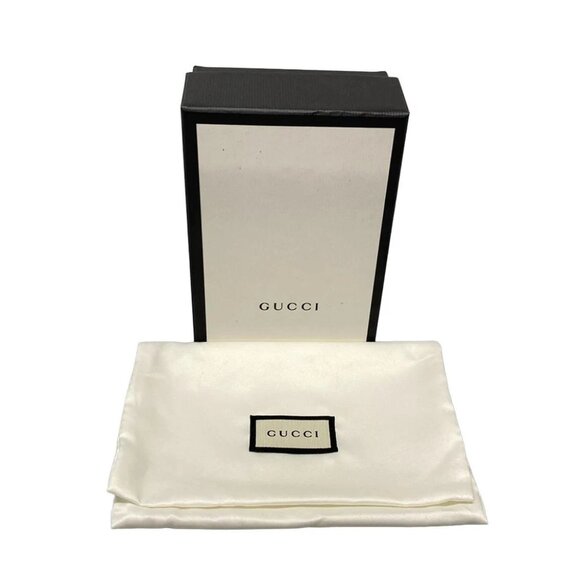 Auth GUCCI Ophidia 523155 Dark Brown Beige Multi PVC Leather Bifold Wallet - Picture 4 of 11